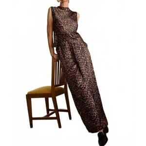 NEW NATION LTD paloma pant in winter leopard